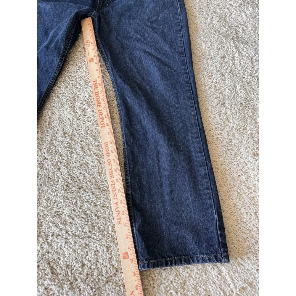 Levi's 514 Straight Fit Jeans Men 40x30 Blue Good Dark Wash Denim